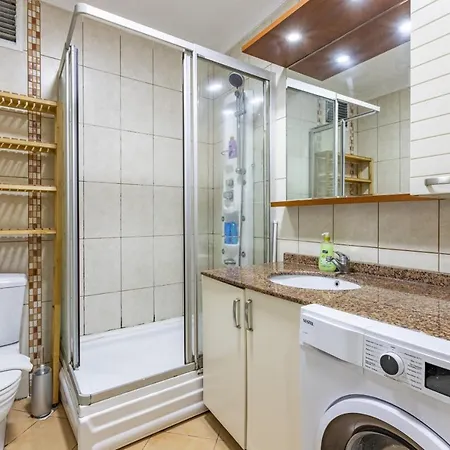 公寓 Sleek And Flat With Backyard In Sisli *